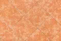 橙色棕色（的）陶瓷地板上瓷砖摘要纹理背景模式前视图