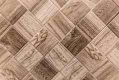 木棕色（的）马赛克地板上纹理室内设计木木条镶花之地板背景