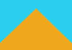 摘要设计橙色金字塔模式背景蓝色的天空