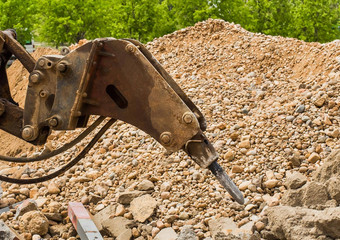 机械设备工业振动锤钻井石头混凝土结构背景建设网站