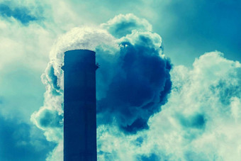 环境污染环境问题烟烟囱植物热权力植物天空