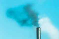 环境问题环境污染烟管工业植物热权力植物蓝色的天空