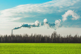 环境污染环境问题烟烟囱工业植物热权力植物
