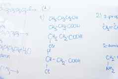 化学分子结构白色野猪