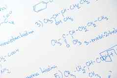 化学分子结构白色野猪
