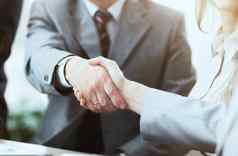 企业家会议结论重要的交易保护握手