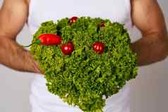 生菜叶蔬菜饮食食物健康特写镜头