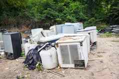 电子浪费准备好了回收桩电子家用器皿浪费部门破碎的损害垃圾回收