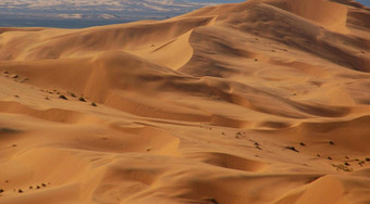 风景如画的撒哈拉<strong>沙漠沙漠</strong>景观