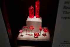 红色的Ruby宝石珠宝史密森学会博物馆