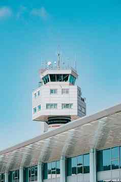 空气交通控制塔维戈机场西班牙