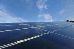 太阳能面板可再生能源场