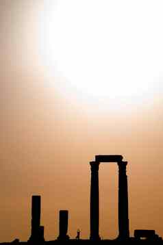 废墟寺庙赫拉克勒斯