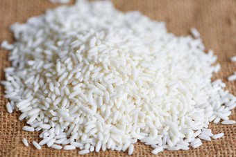 大米袋收获大米收获大米食物谷物烹饪概念