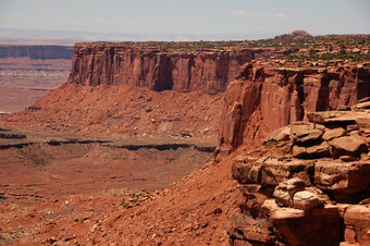 峡谷地侵蚀基金会犹他州的大峡谷的生态非凡的地质可见悬崖配置文件揭示数百万年岩石侵蚀犹他州照片集合