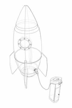 电火箭充电站草图