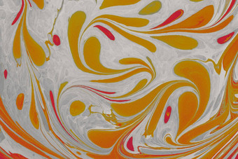 埃布鲁大理石花纹花模式独特的艺术大理石花纹纹理背景