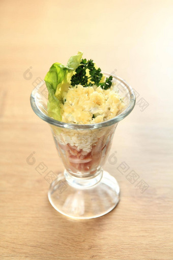 salad-cocktail鸡蔬菜