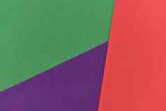 摘要几何纸背景紫罗兰色的绿色红色的时尚的颜色背景邀请卡问候卡网络设计有创意的复制空间平躺