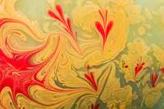 埃布鲁大理石花纹艺术摘要绘画摘要彩色的背景