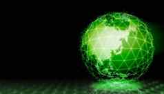数字地球网络横幅全球网络技术主题文本求法