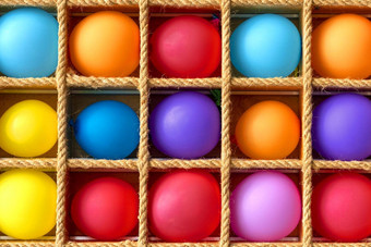 彩色的球球体彩色的气球