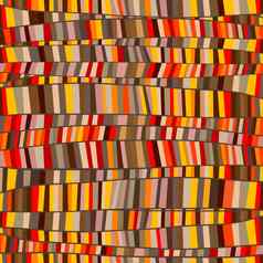涂鸦色彩斑斓的几何条纹非洲风格模式