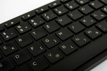 电脑键盘象<strong>征信</strong>息媒介沟通移动PC键盘打字的想法规划发展技术设备访问互联网