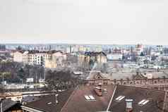 布尔诺捷克共和国哥特体系结构视图小镇