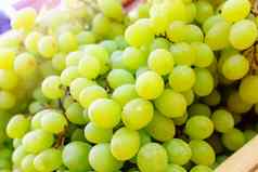 浆果白色葡萄多汁的白色葡萄背景
