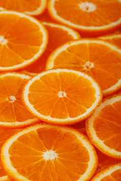 片成熟的橙色背光织构背景完整的屏幕特写镜头宏