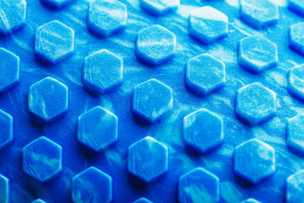 摘要蓝色的纹理六角细胞整个屏幕背景概念上的纹理六角模式哈迪斯