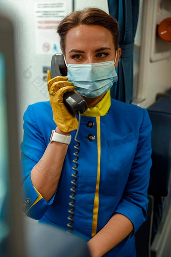 飞行之前医疗面具会说话的电话飞机