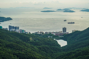 在<strong>香港香港</strong>日落视图<strong>维多利亚</strong>峰