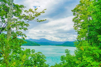 tadable湖大坝北海道韦卡瓦县