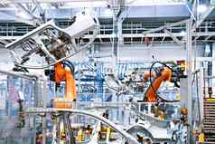 机器人车工厂