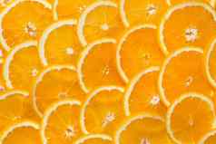 明亮的橙色背景片多汁的橙色健康的食物背景