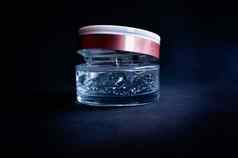 透明的Jar保湿奶油透明质酸酸