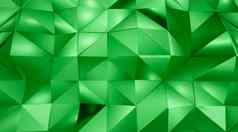 摘要几何模式背景绿色多边形背景奢侈品风格梯度背景呈现