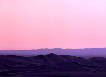 美丽的沙子沙丘戈壁沙漠蒙古视图沙子沙丘