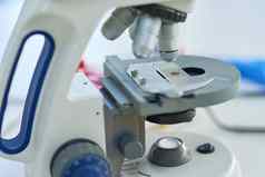 突破生物技术特写镜头拍摄显微镜实验室