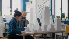 人工作设计蓝图计划建筑模型模型