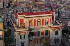 意大利一群低等那不勒斯历史中心分类世界遗产联合国教科文组织一般视图城市