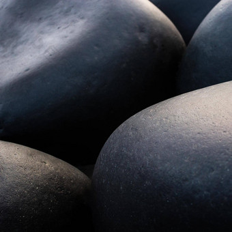 <strong>大黑</strong>色的卵石石头背景