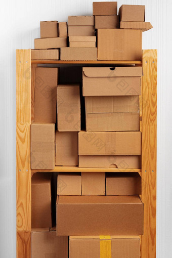 堆栈纸板包盒子木架