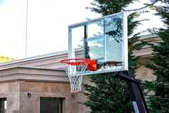 篮球篮子花园时间体育运动放松