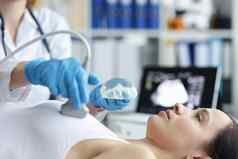 检查乳房超声波增加植入物