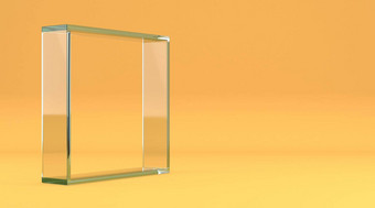 玻璃矩形框架