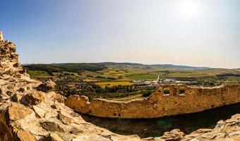 视图卢比堡垒特兰西瓦尼亚罗马尼亚卢比城堡堡垒卢比