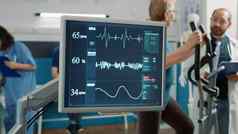 心率监控测量心跳脉冲康复中心内阁
